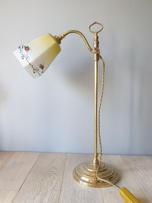 Rise and Fall Table Lamp, Rewired and Pat Tested