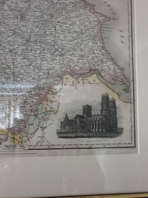fig 1. Map of Yorkshire by James Pigot dated 1828