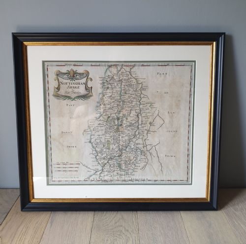 Map of Nottinghamshire by Robert Morden, C1695