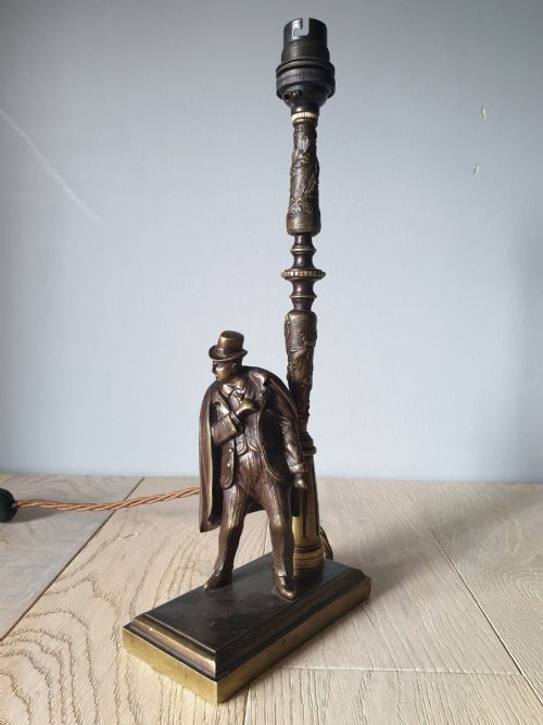 Hardy Brass Table Lamp, Rewired and Pat Tested