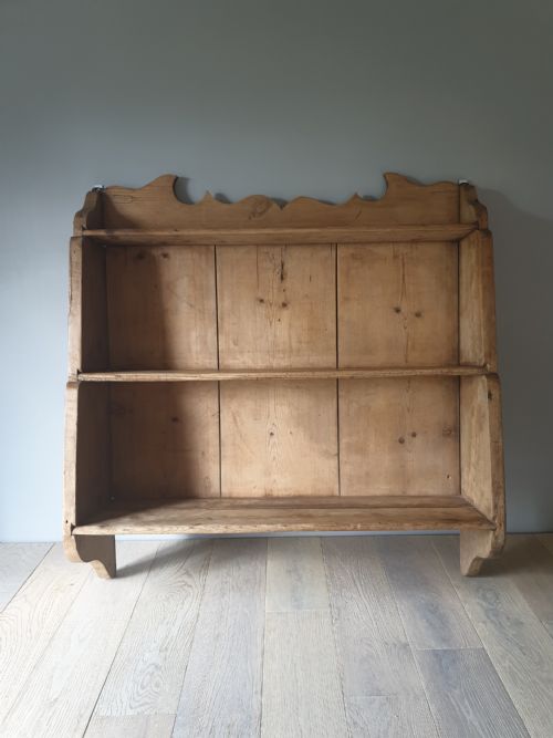 Victorian Farmhouse Kitchen Pine Shelves