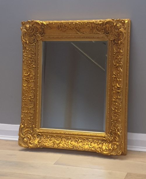19th.c. Rococo Style Gilt Frame Wall Mirror C.1880.