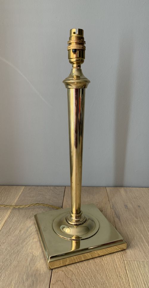 Faraday @ Sons, London, Brass Table Lamp. Rewired and Pat Tested