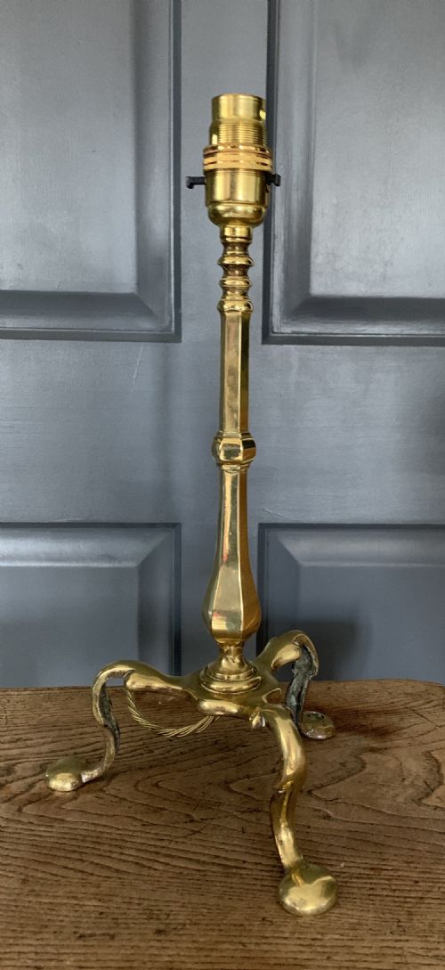 Brass Pullman Table Lamp Rewired and Pat Tested