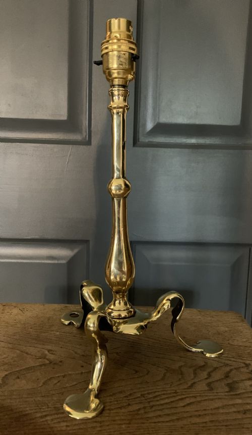 Brass Pullman Table Lamp Rewired and Pat Tested