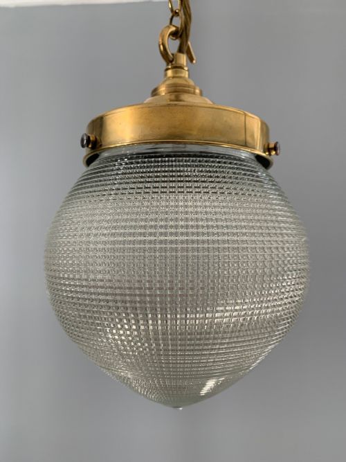 C1910 Prism Ceiling Pendant Light, Rewired