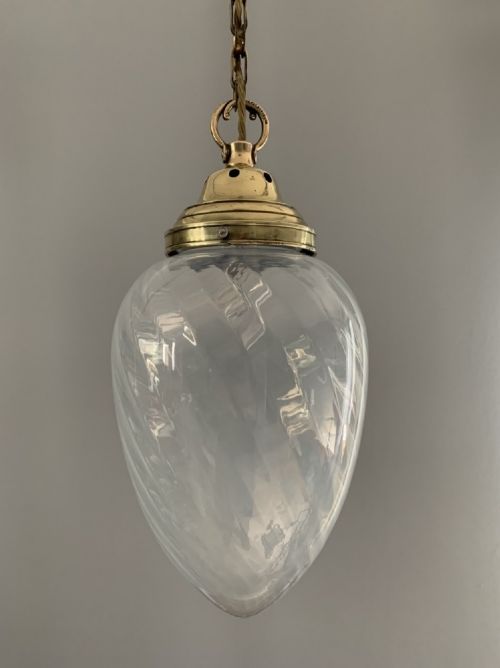 Huge Victorian Ceiling Lamp Shade; Reg Mark; Rewired