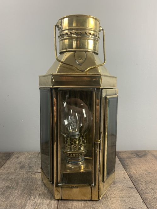 Victorian Ships Lantern, Wall Light, Table Lamp, Rewired