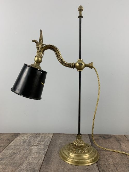 Quality German Eagle Reading Desk Table Lamp, Rewired and Pat Tested