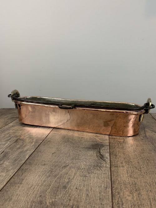 Quality Victorian Copper Fish Kettle Planter