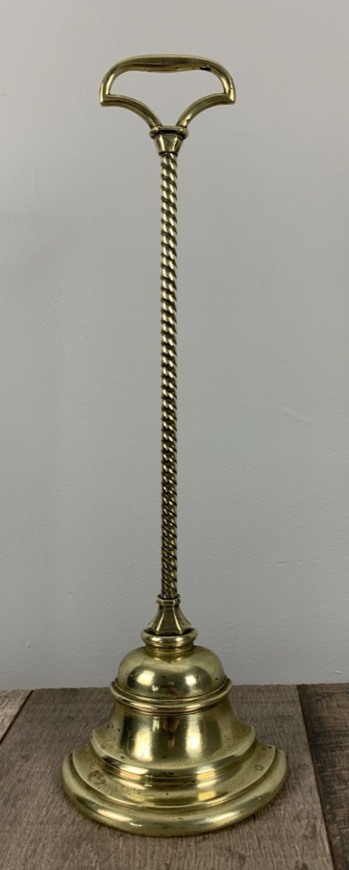 Early William Tonks Brass Doorstop Door Stop Door Porter