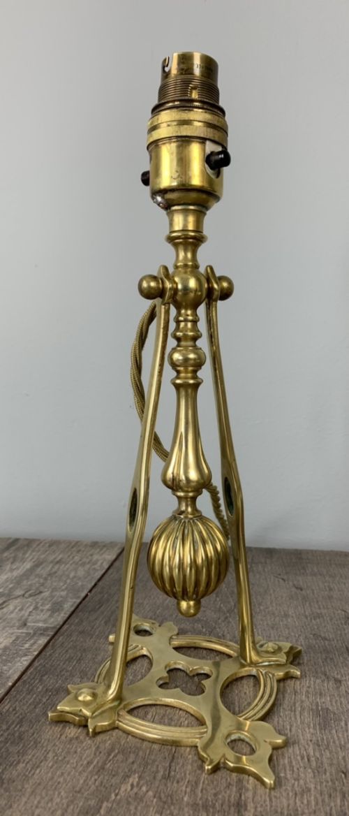 French C1880 Ships Gimbal Wall Light Table Lamp, Rewired and Pat Tested