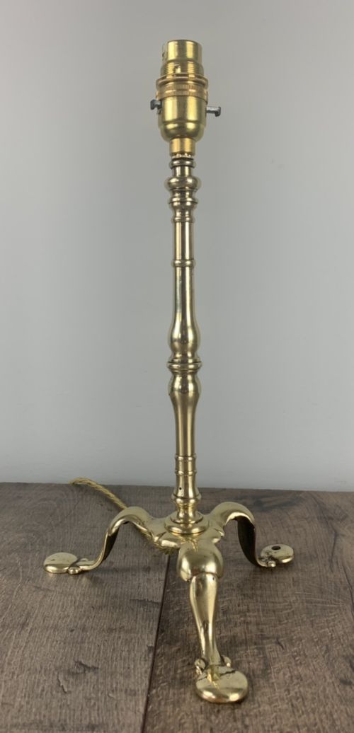 Quality Brass Pullman Table Lamp, Rewired and Pat Tested