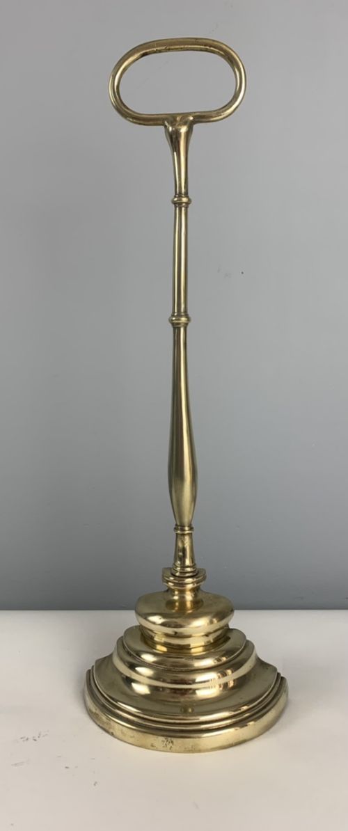 Tall Victorian Solid Brass Doorstop Door Stop Door Porter