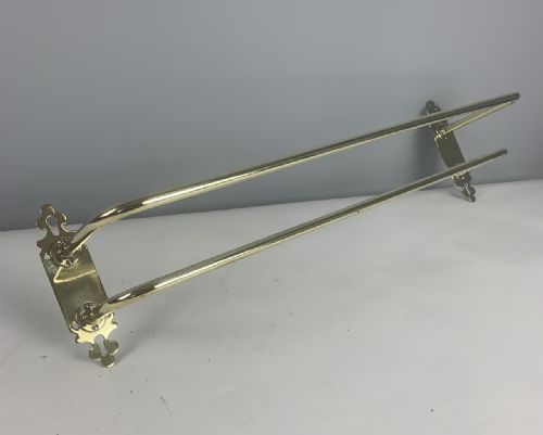 French Brass Towel Rail, Circa 1920