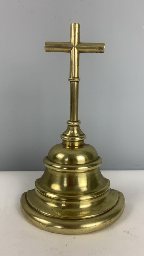 Victorian Cross Brass Doorstop Door Stop Door Porter