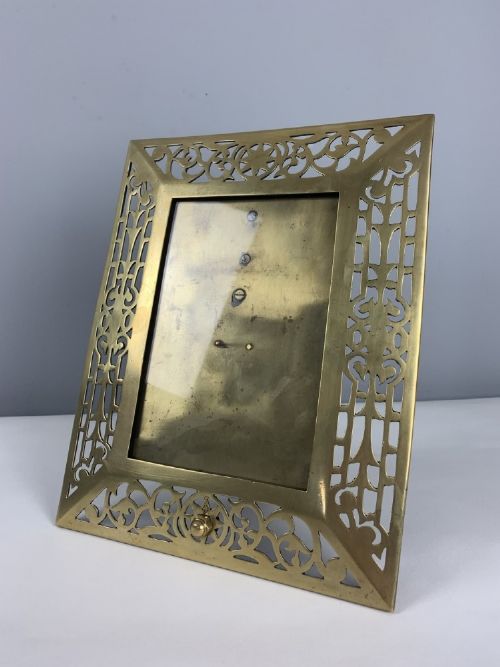 Victorian Brass Photo Frame