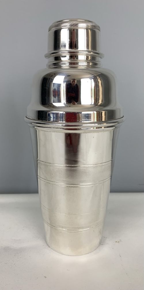 Mappin & Webb Art Deco Silver Plated Cocktail Shaker