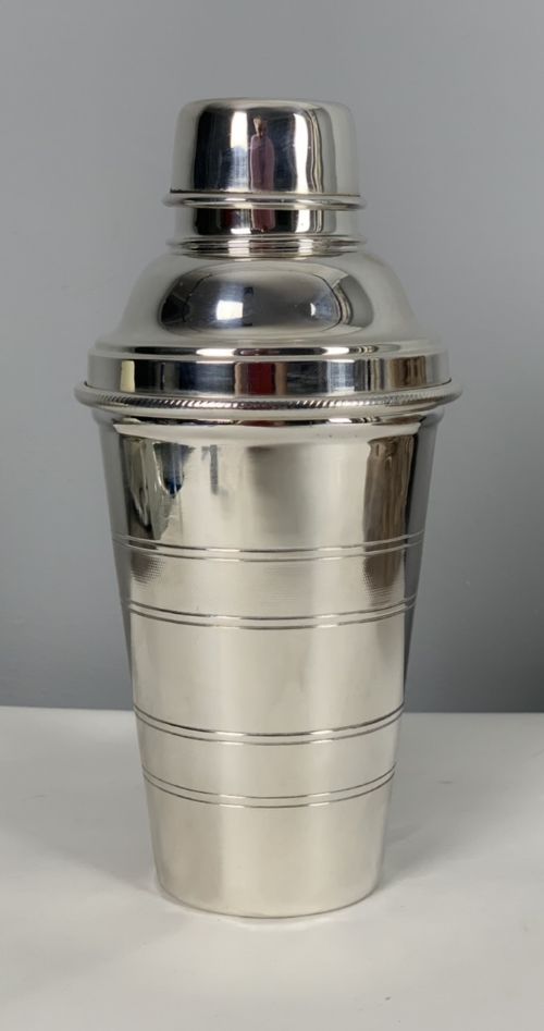 Art Deco Silver Plated Cocktail Shaker