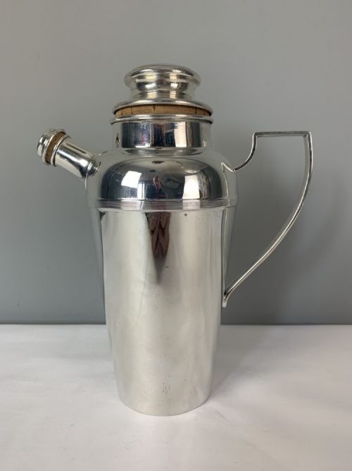 Art Deco Silver Plated Cocktail Shaker