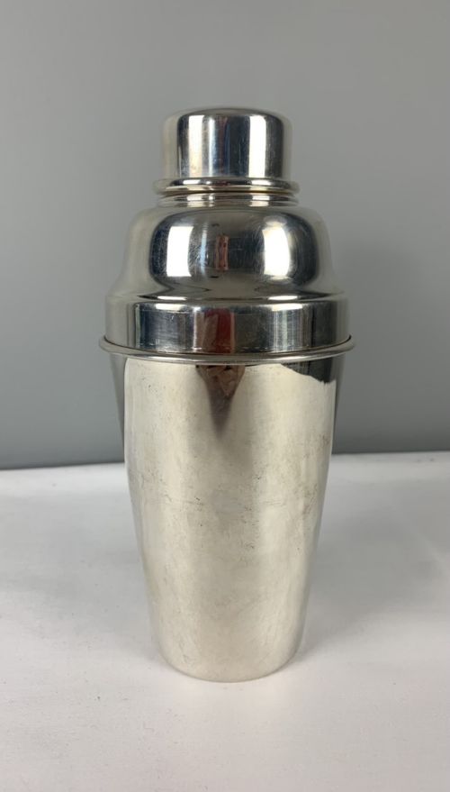 Art Deco Silver Plated Cocktail Shaker by Mappin & Webb