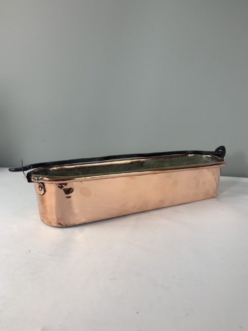 Victorian Copper Fish Kettle, Planter