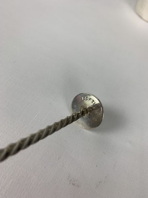 fig 1. Art Deco Silver Plated Cocktail Shaker with Stirring Spoon
