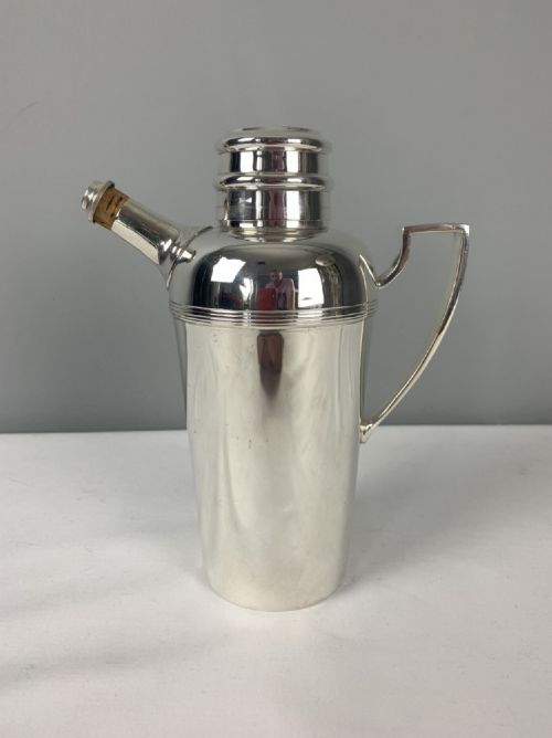 Mappin & Webb Art Deco Silver Plated Cocktail Shaker