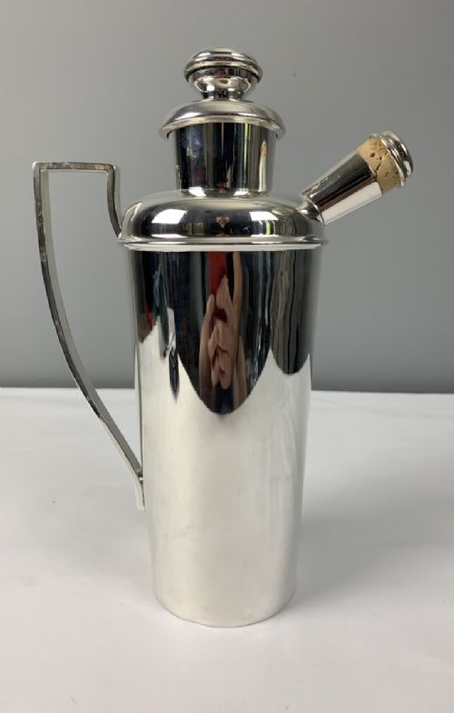Art Deco Silver Plated Cocktail Shaker by Apex
