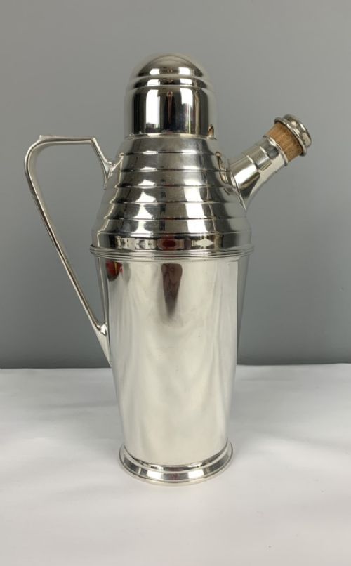 Art Deco Silver Plated Cocktail Shaker
