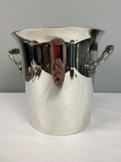 French C1910 Silver Plated Ice Champagne Bucket