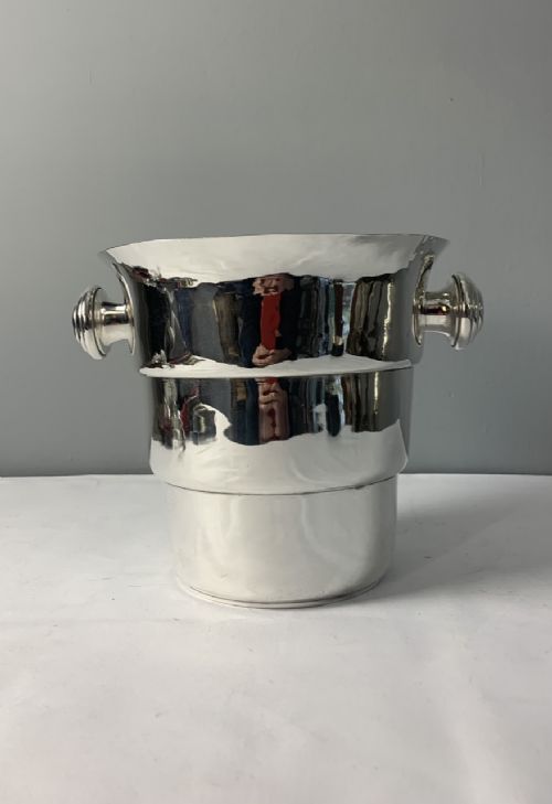 Art Deco French Silver Plated Champagne Ice Bucket