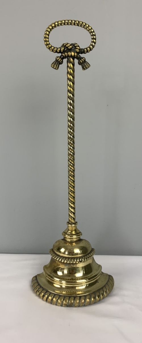 Tall Victorian Brass Doorstop Door Stop Door Porter