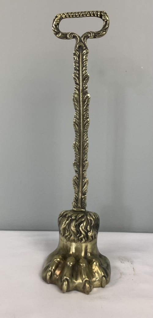 Regency Claw Foot Brass Doorstop Door Stop Door Porter