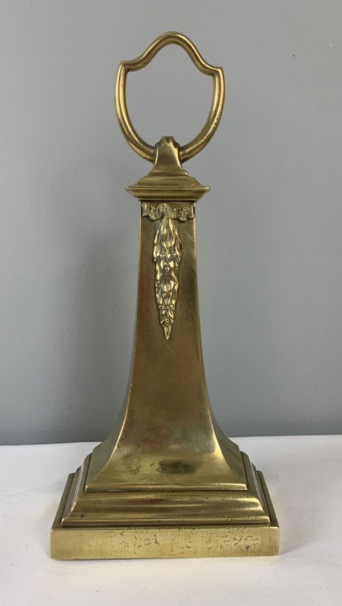 Unusual William Tonks Brass Doorstop Door Stop Door Porter