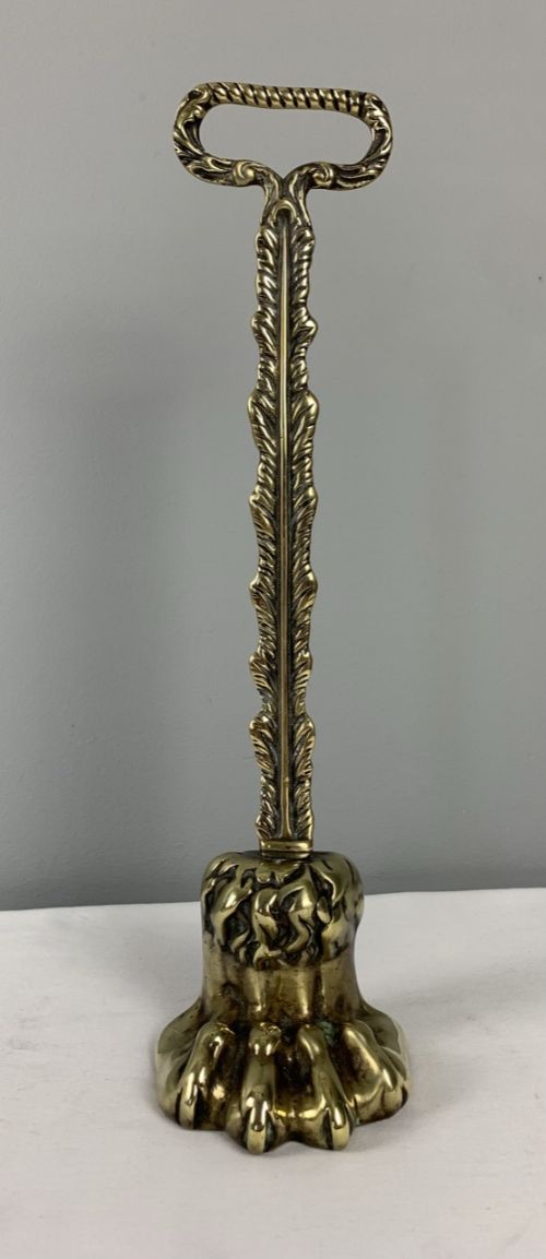 Regency Claw Foot Brass Doorstop Door Stop Door Porter