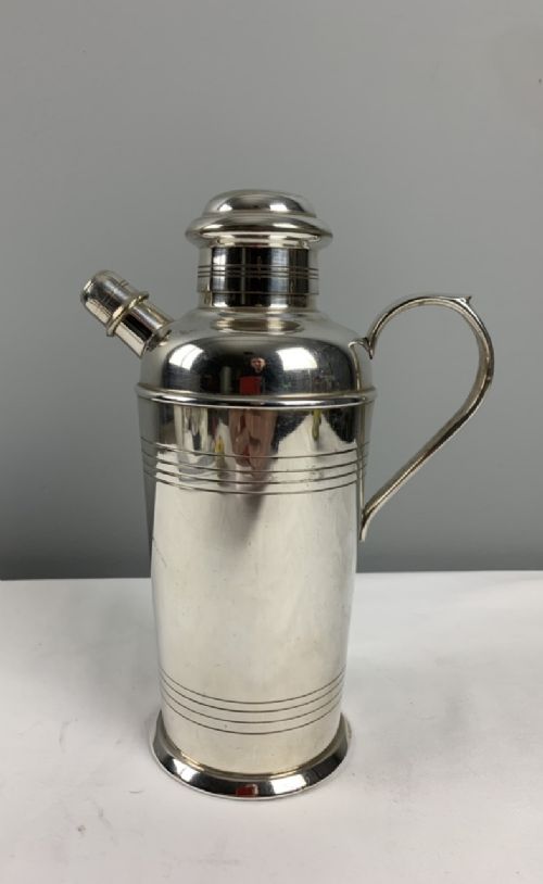 Art Deco Silver Plated Cocktail Shaker by Carrington