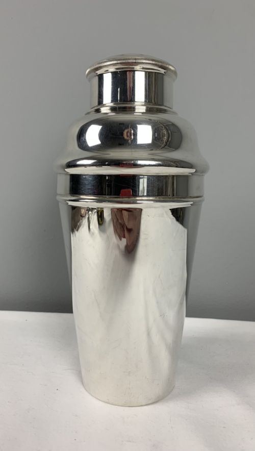 2 Pint Kingsway Art Deco Silver Plated Cocktail Shaker