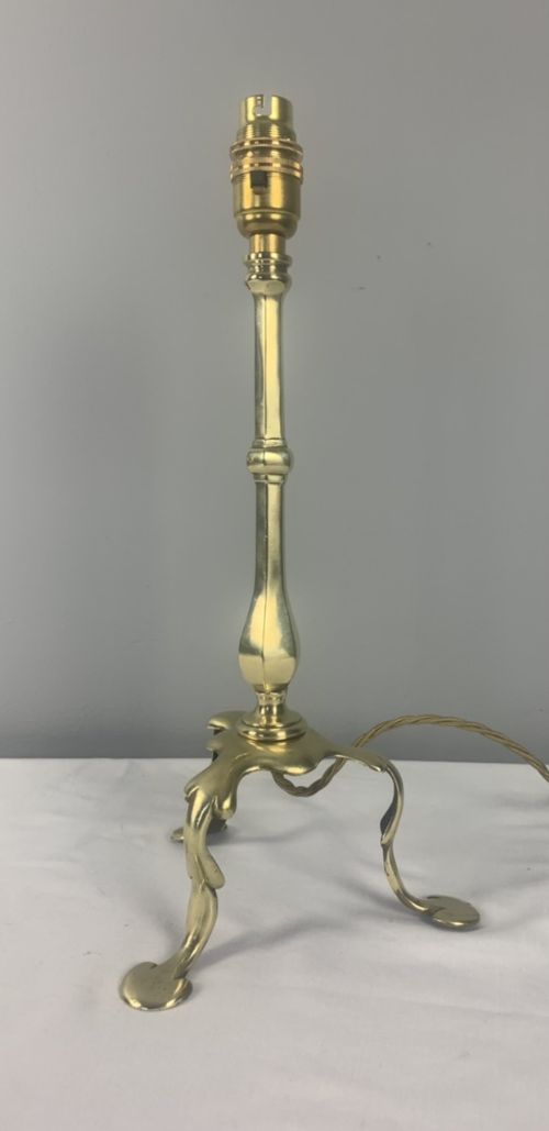 Quality Brass Pullman Table Lamp, Rewired and Pat Tested