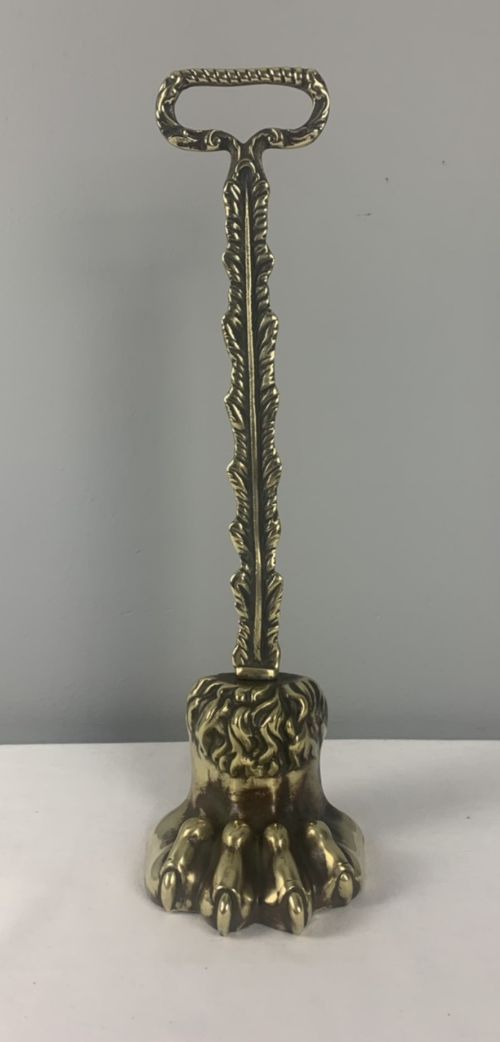 Regency Claw Foot Brass Doorstop Door Stop Door Porter