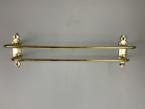 French Brass Towel Rail, Circa 1920