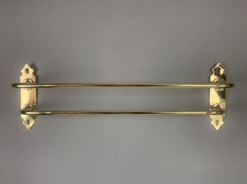 French Brass Towel Rail, Circa 1920