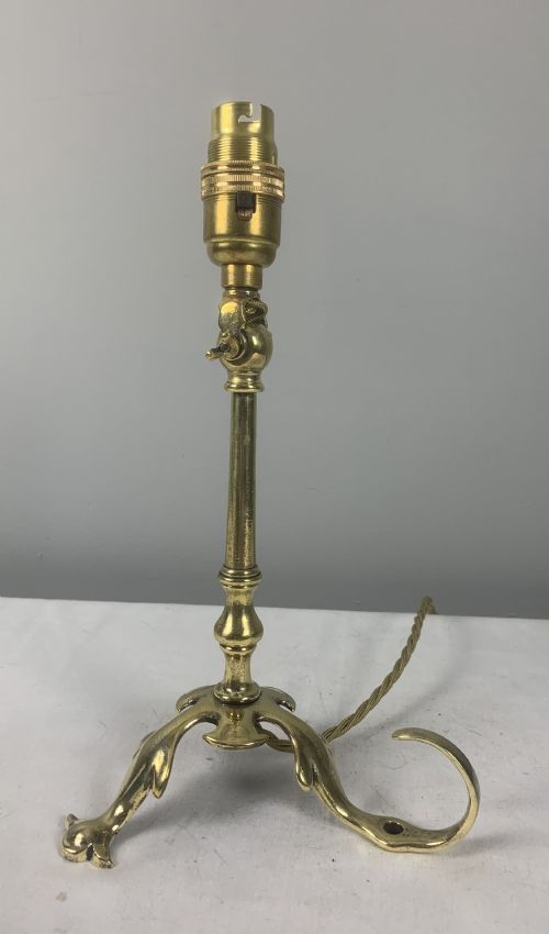 Adjustable Brass Pullman Table Lamp, Rewired and Pat Tested