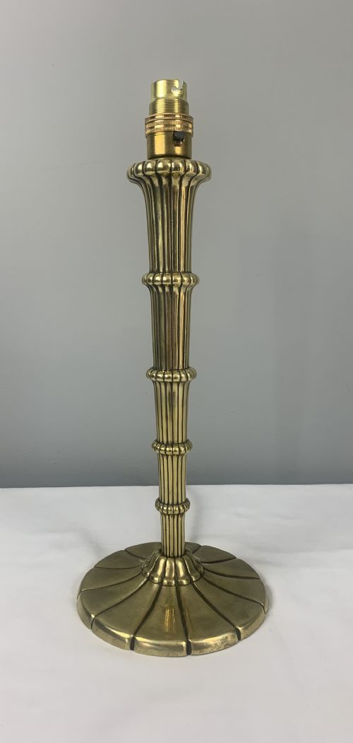 Victorian B&l Brass Table Lamp, Rewired and Pat Tested