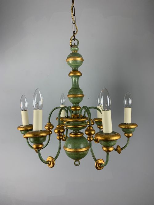 Florentine 6 Light Polychrome 6 Light Chandelier