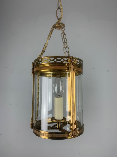 French Single Light Antique Lantern