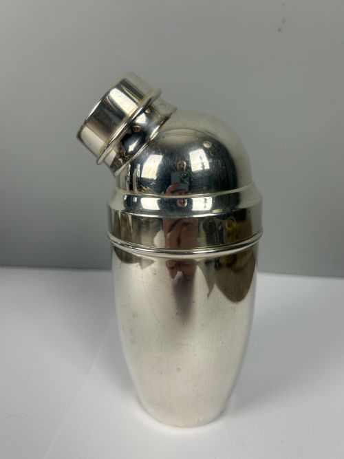 Wilhelm Wolff Art Deco Silver Plated Small Cocktail Shaker