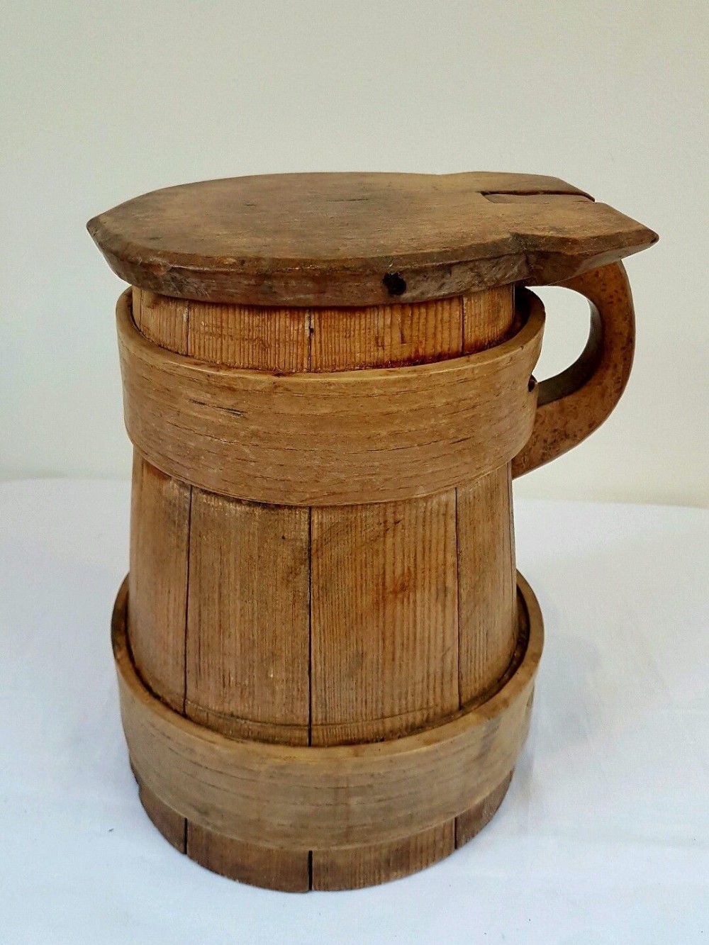 c1880 Kitchen Pine Scandinavian Flour Jug