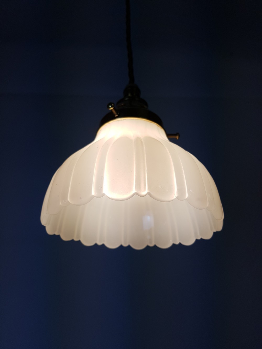 JEFFERSON MOONSTONE PENDANT LIGHT; Rewired  View III