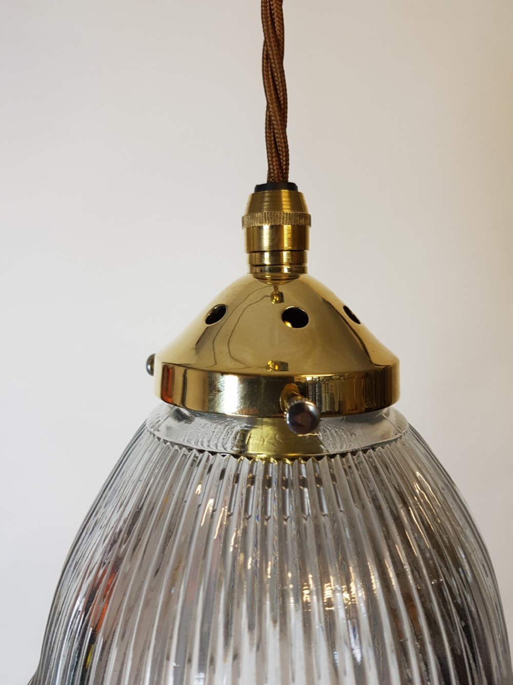 French Valleysthal Ceiling Pendant Light; Rewired  View II